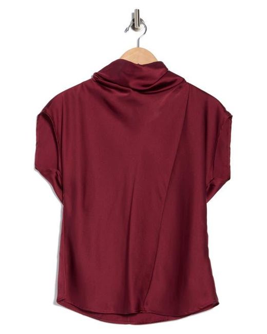 Sanctuary Red Scarf Satin Top
