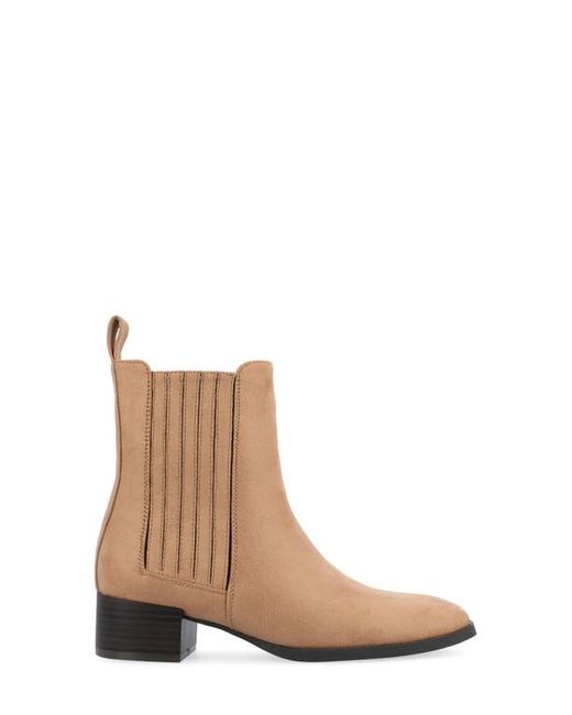Journee Collection Brown Wrenley Bootie