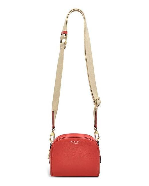 Radley Red Arden Crescent Crossbody Bag