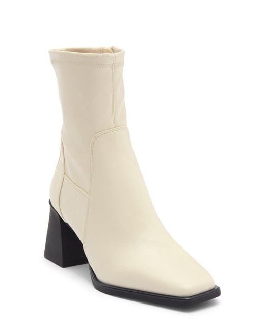 Steve Madden Natural Vallie Square Toe Bootie