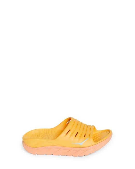 Hoka One One Yellow Gender Inclusive Ora Recovery Slide Sandal