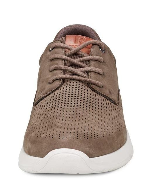 Rockport Brown Jaimie Derby Sneaker for men
