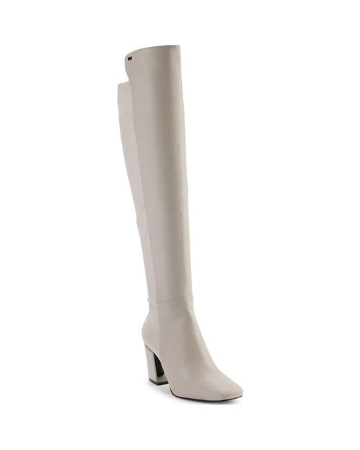 DKNY Gray Cilli Knee High Boot