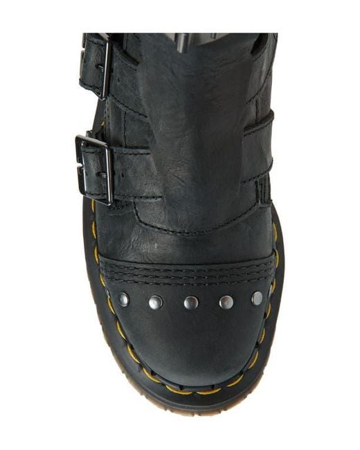 Dr. Martens Black Jadon Hinge Lug Sole Boot