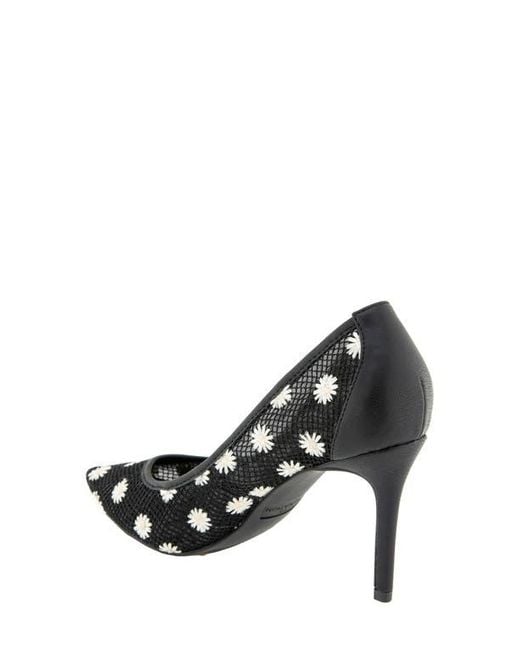 BCBGeneration Black Bissha Floral Pump