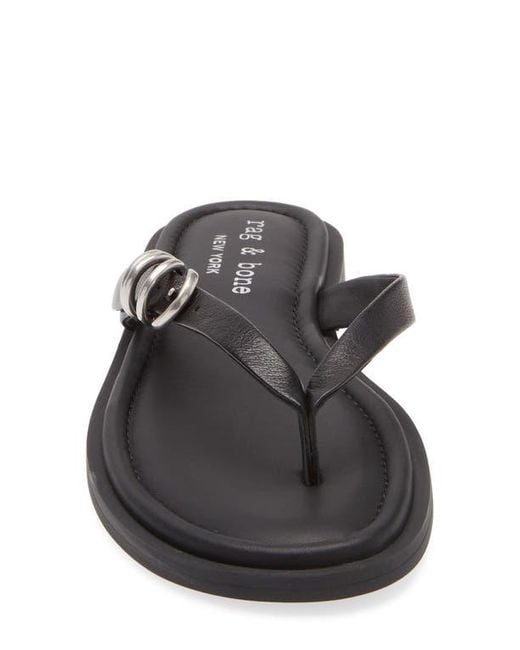 Rag & Bone Blue Gia Flip Flop