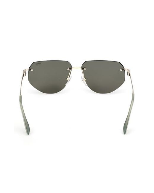 BMW Gray 59Mm Sunglasses for men