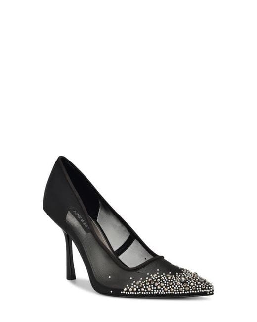 Nine West Black Jamiey Pointed Toe Pump