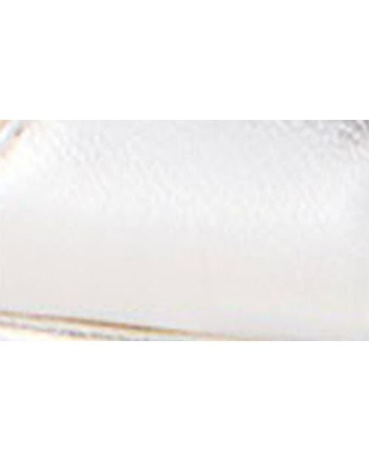 Stuart Weitzman White Nudist Platform Sandal