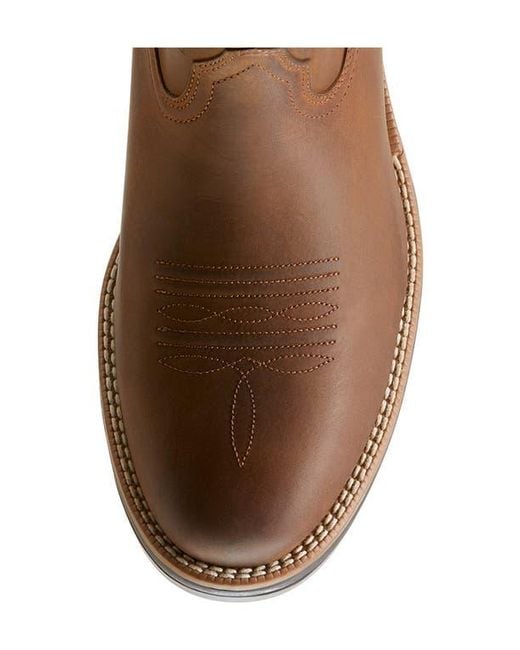 Ariat Brown Ridgeback Round Toe Cowboy Boot for men