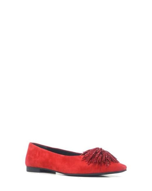 Kenneth Cole Red Natasha Flat