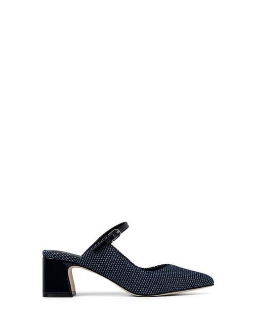 Donald J Pliner Blue Pointed Toe Mule Pump