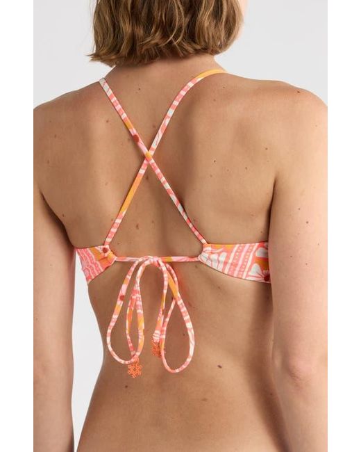 Maaji Pink Kenny Reversible Bikini Top