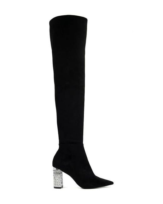 Dune Black Superstar Over The Knee Boot