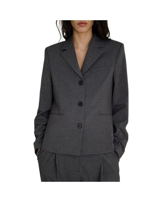 Mango Black Suit Blazer