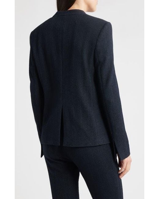 Boss Blue Jemma2 One-Button Blazer