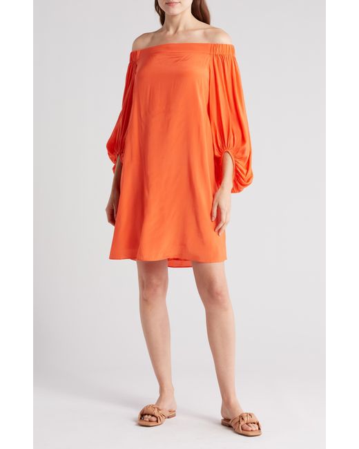 Trina Turk Orange Windward Dress