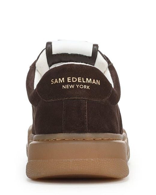 Sam Edelman Brown Rhea Platform Sneaker