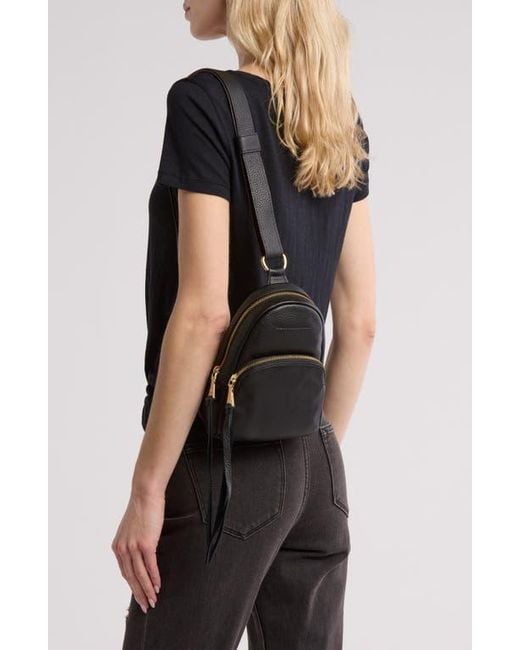 Aimee Kestenberg Black Breeze Leather Sling Bag