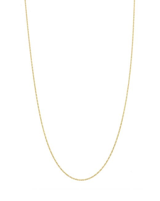 Bony Levy 14k Gold Rolo Chain Necklace in White Lyst