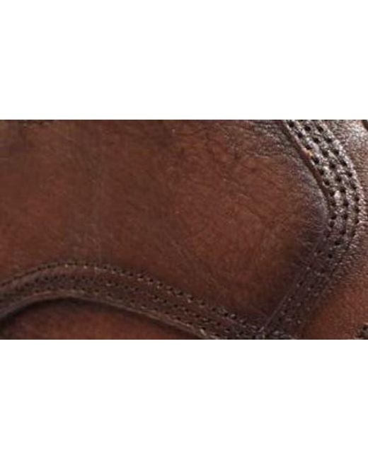 Warfield & Grand Brown Orbit Cap Toe Derby for men