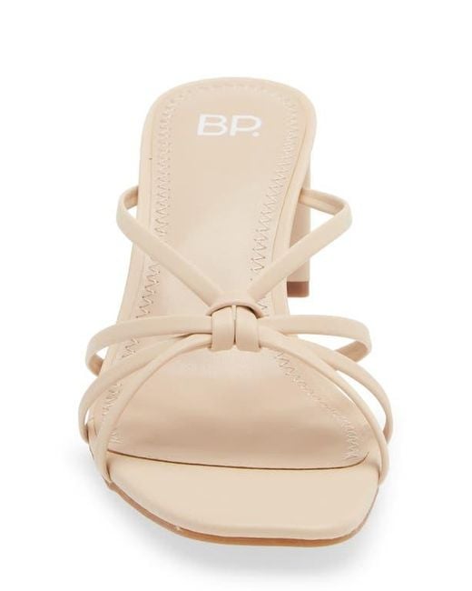 BP. Natural Karsyn Strappy Slide Sandal