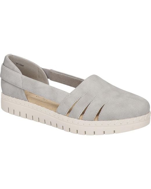 Easy Street Gray Bugsy Platform Sandal