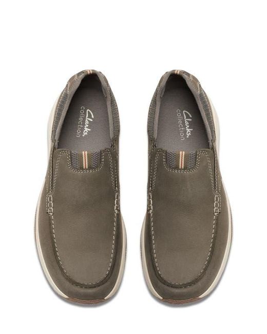 Clarks Brown Sailview Step Slip-On for men