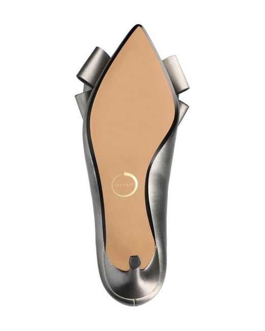 Journee Collection Metallic Crystol Pump