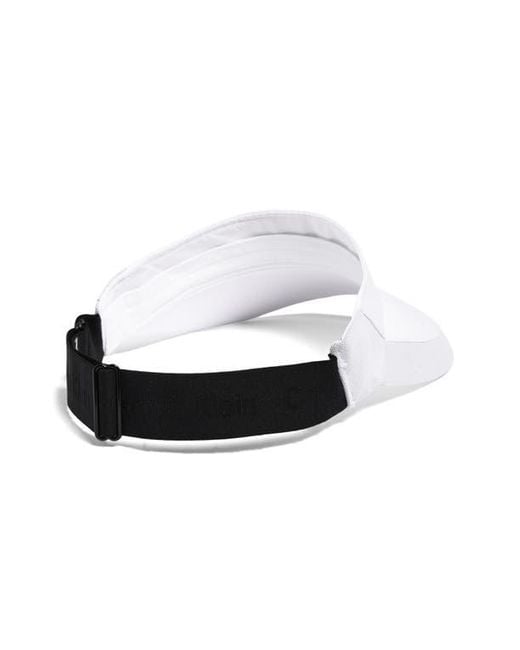 Calvin Klein White Mesh Panel Visor