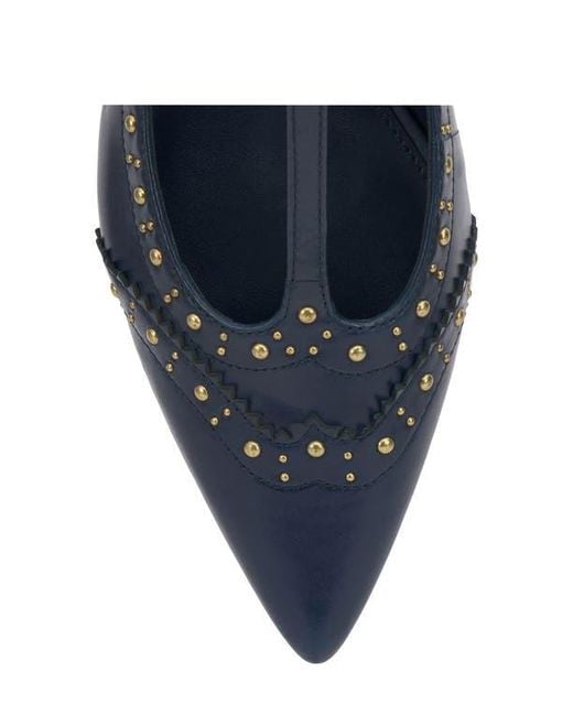 Vince Camuto Blue Valkie Pointed Toe Flat