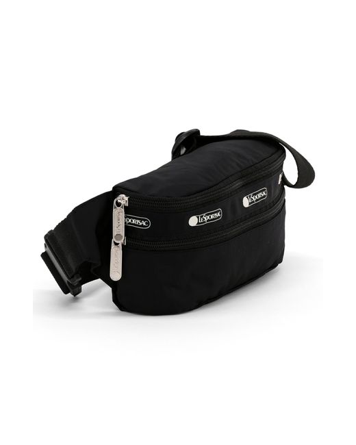 LeSportsac Black Zip Belt Bag