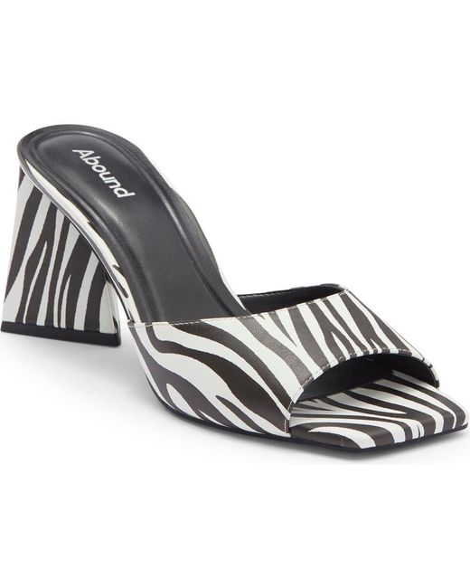 Abound Metallic Murphy Triangle Heel Mule Sandal
