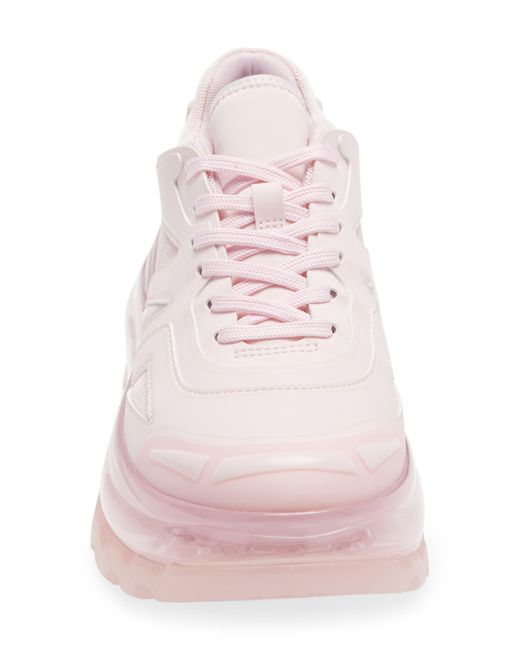 Shoes 53045 Pink Bump'air Platform Sneaker