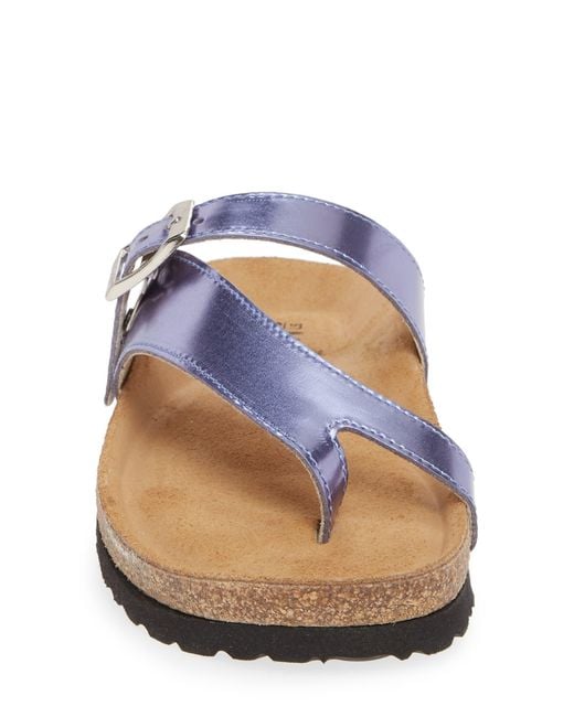 Naot Tahoe Slide Sandal in Blue Lyst
