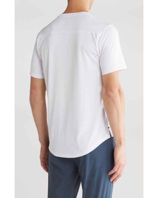 Kenneth Cole White Active Stretch Short Sleeve T-shirt for men
