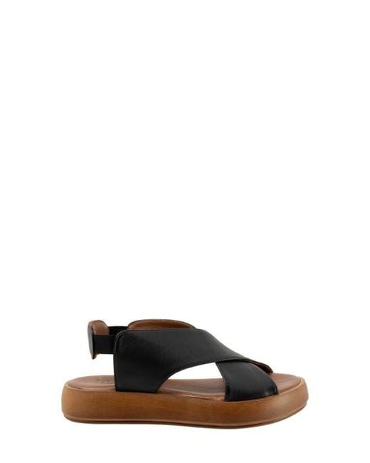 BUENO Black Jayden Sandal