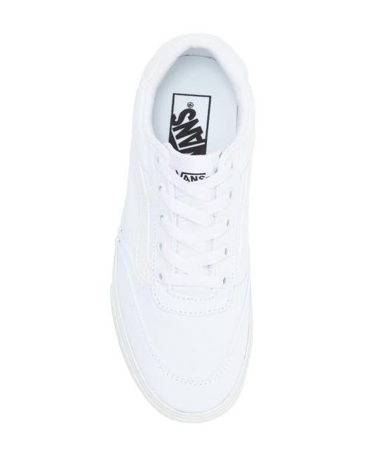 Vans White Brooklyn Low Top Sneaker