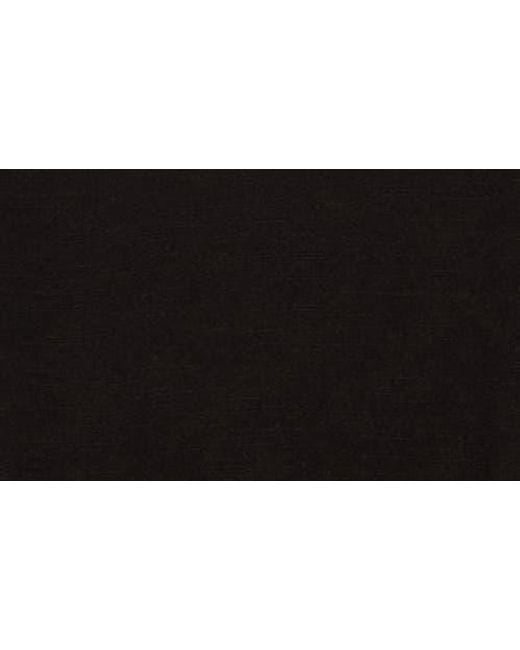 DKNY Black Ruched Knit Top