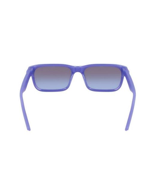 Converse Blue Restore 54Mm Rectangular Sunglasses