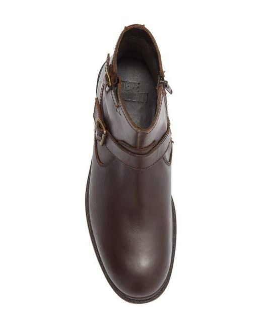 Steve Madden Brown Lisbon Buckle Boot for men