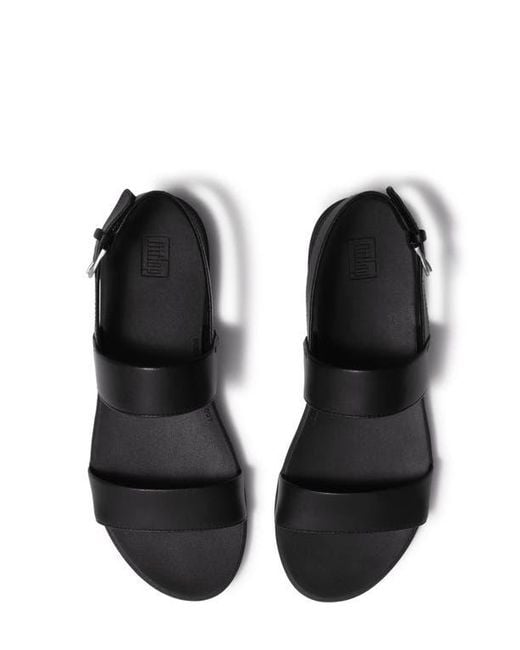 Fitflop Black Flowform Platform Sandal