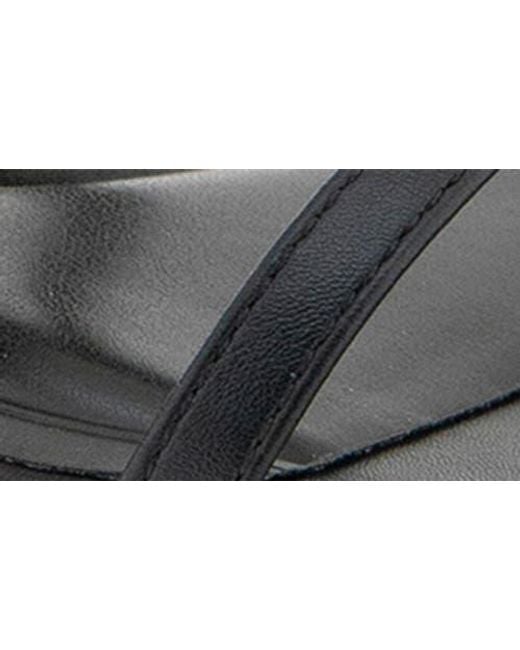 BCBGeneration Black Paulee T-Strap Sandal