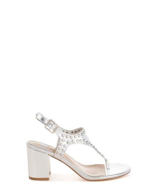 Rag & Co White Chan Studded Sandal