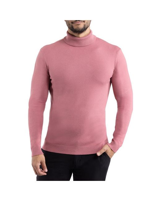 Xray Jeans Pink Turtleneck Pullover Sweater for men