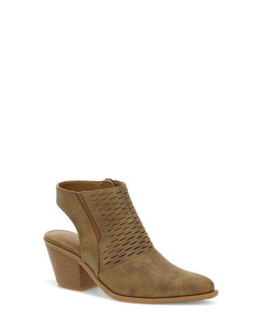 BareTraps Brown Yangley Block Heel Bootie