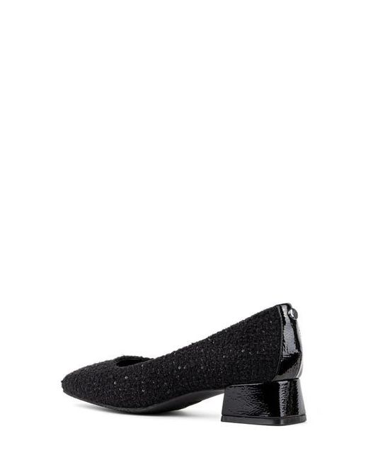 Donald J Pliner Black Rya Square Toe Pump