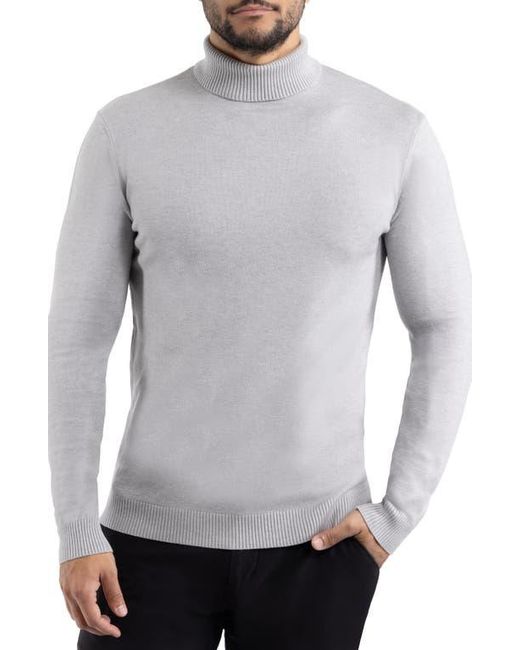 Xray Jeans Gray Turtleneck Pullover Sweater for men