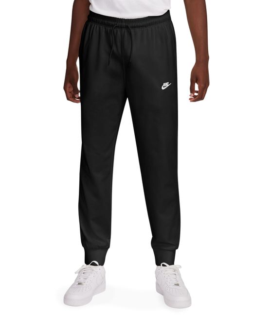 Nike Black Club Knit Joggers for men