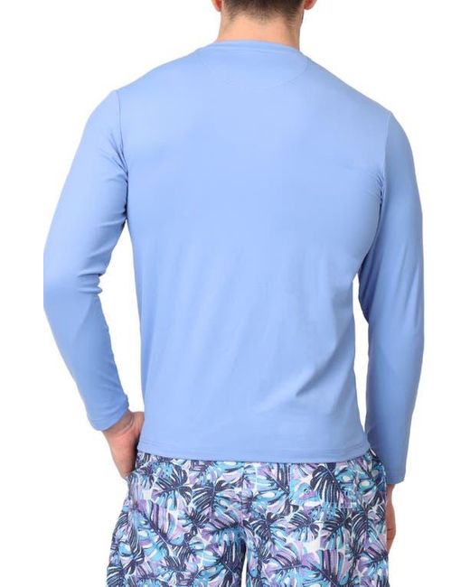 Tailorbyrd Blue Long Sleeve Rashguard for men
